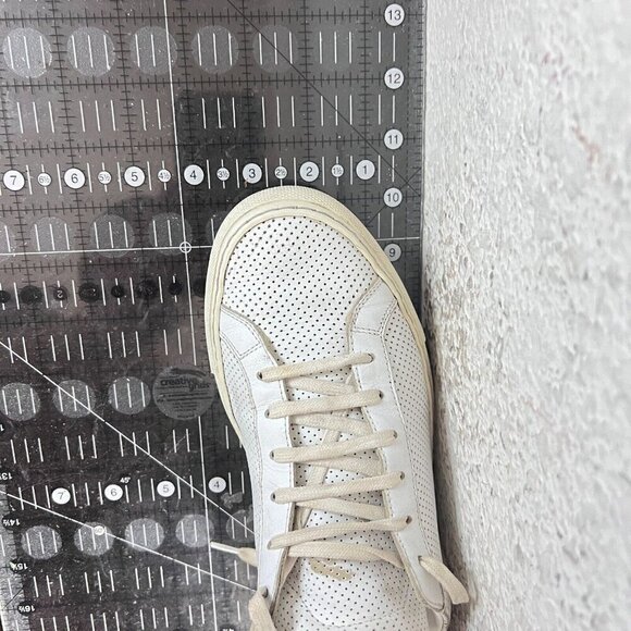 Woman By Common Projects Achilles Women Size EU 37 US 7 Perforated White Shoes - Picture 13 of 13